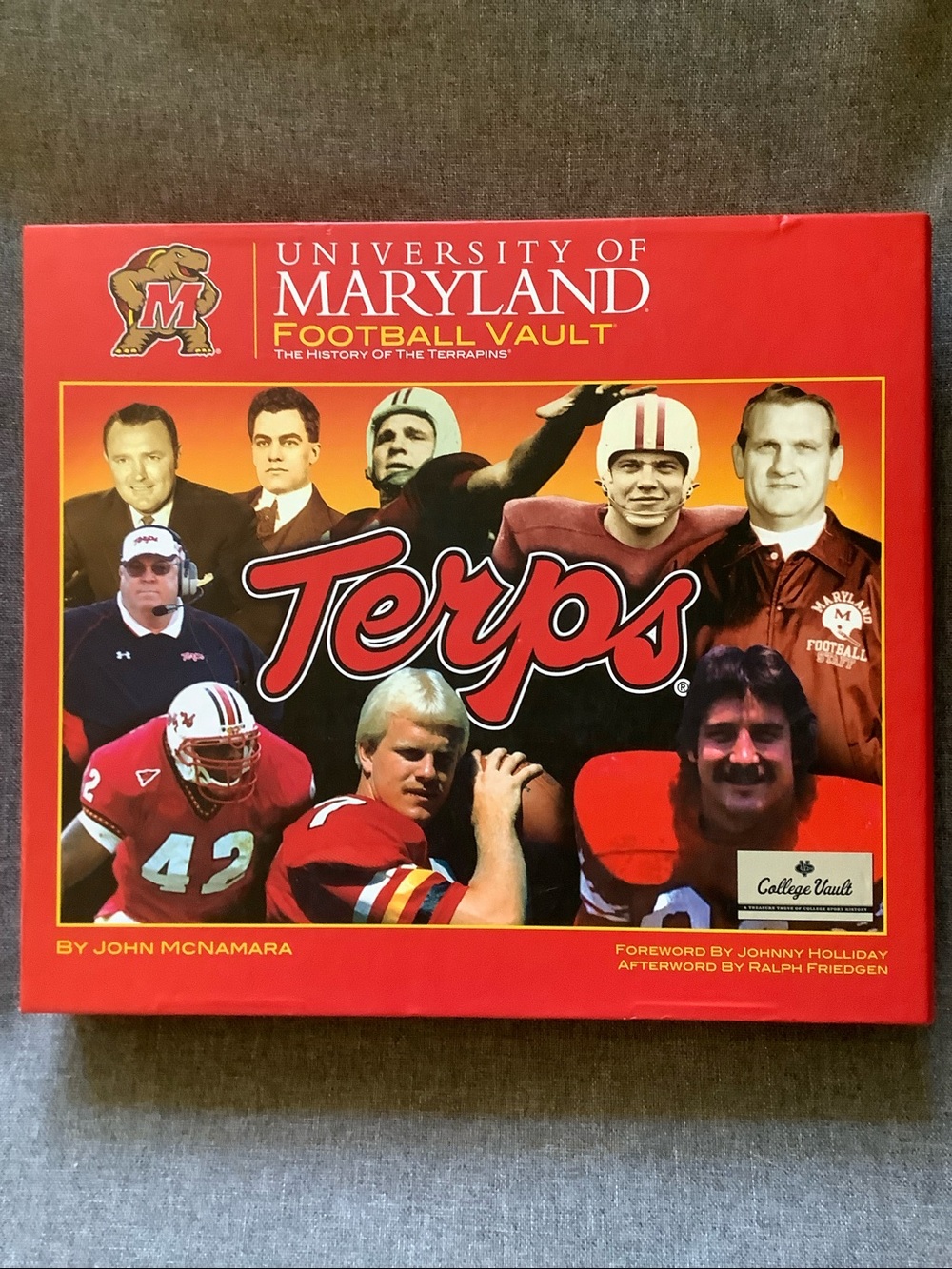 University of Maryland Terps Football Vault Hardcover Book 🏈